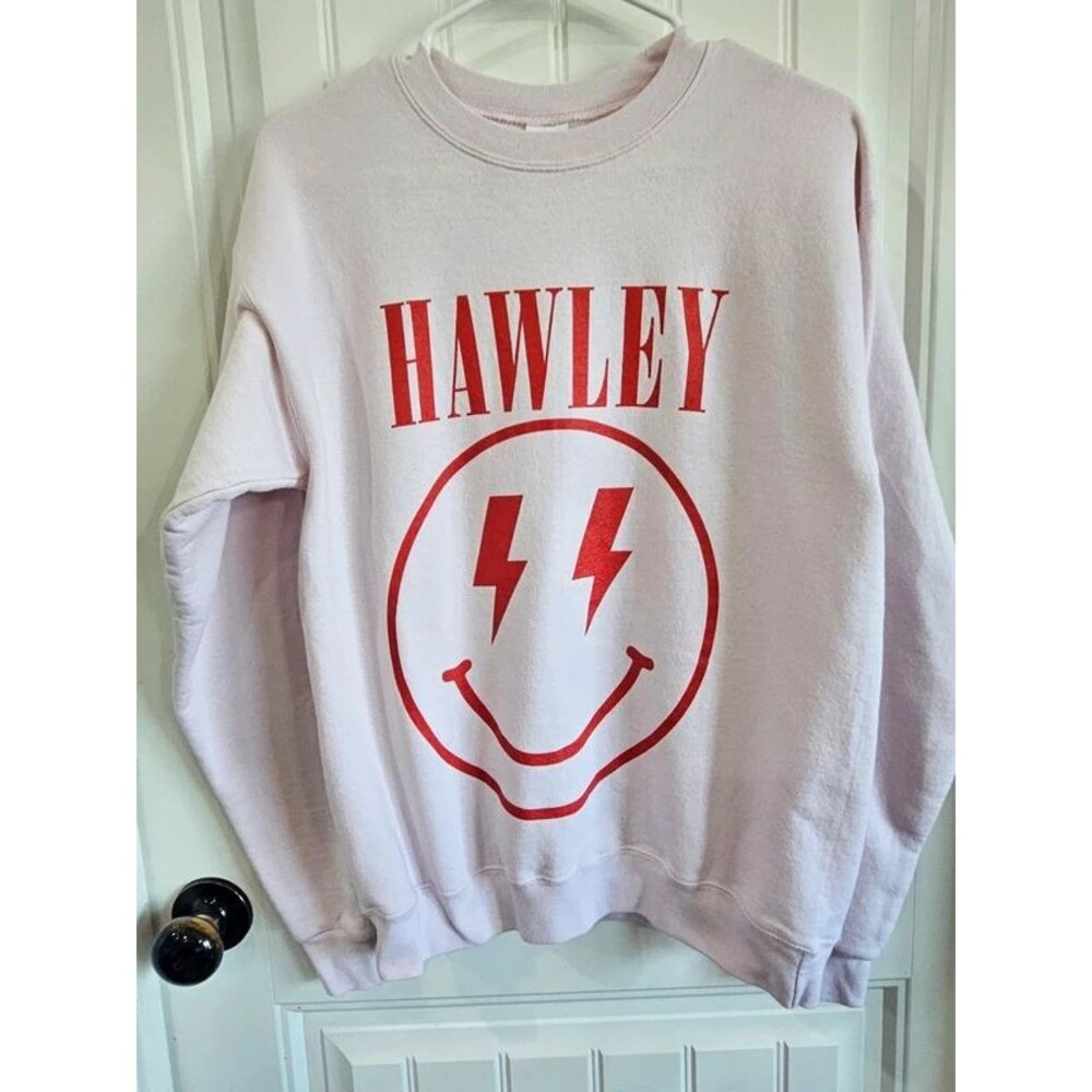 Light Pink Hawley Smiley Sweatshirt